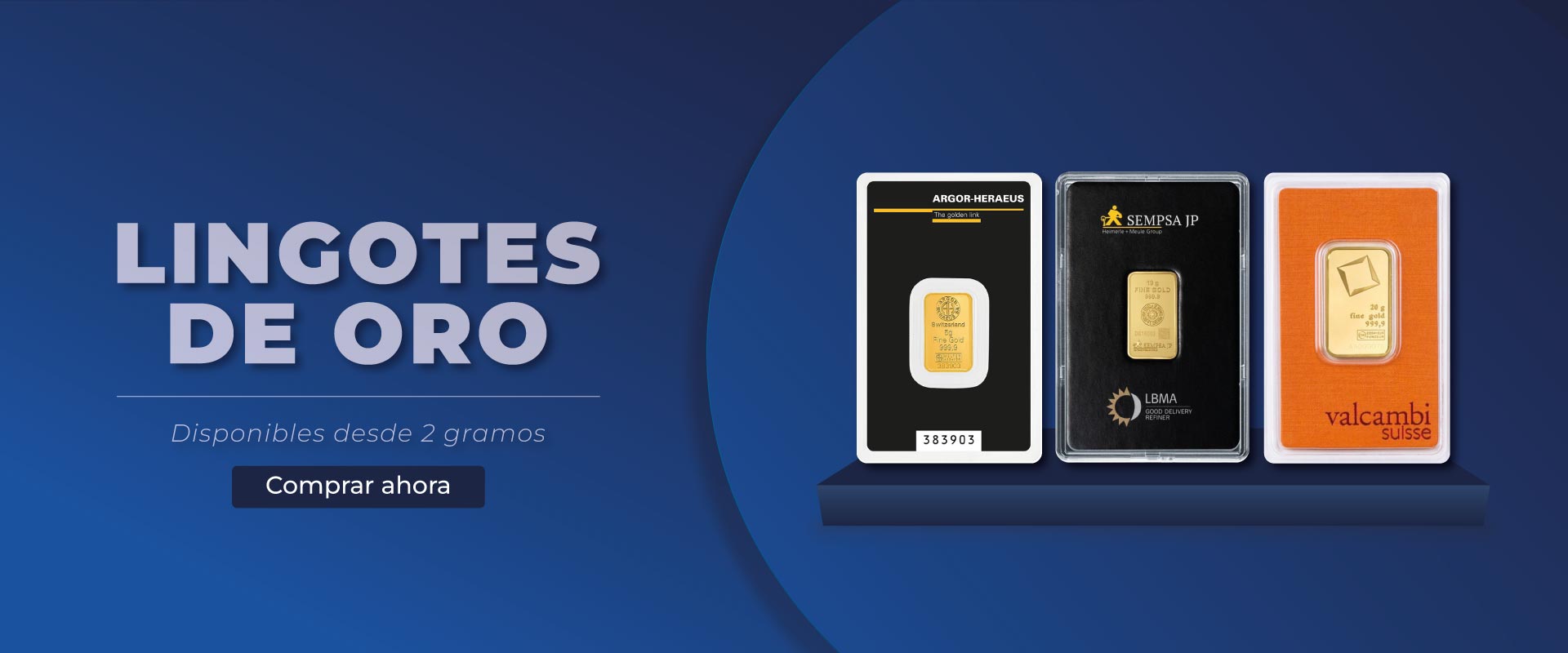 Novedades en Lingotes de Oro