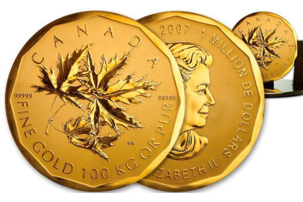 Moneda de oro Maple Leaf