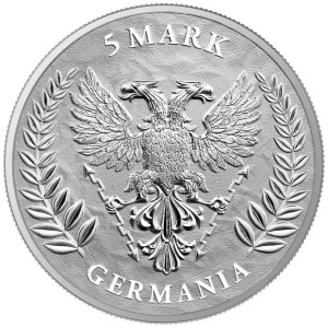 Germania 1 oz 2025 de Plata BU anverso