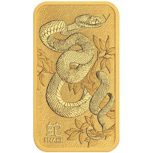 Lingote de Oro The Perth Mint Australia Serpiente Lunar de 1 oz