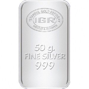 Lingote de Plata de 50 gr IGR