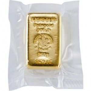 Lingote Heraeus de Oro 250 g plástico sellado