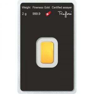 Lingote Argor-Heraeus de Oro 2 g reverso