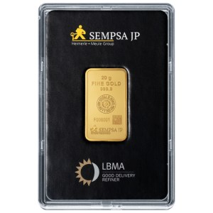 Lingote SEMPSA de Oro 20 g