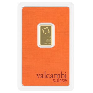 Lingote de Oro Valcambi 2,5 g