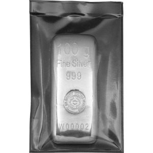 Lingote de Plata SEMPSA de 100 g