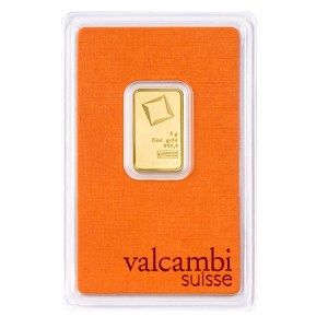 Lingote Valcambi de Oro 5 g