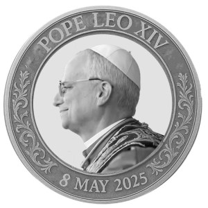 Medalla de Plata Papa León XIV 1 oz 2025