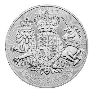Moneda The Royal Arms de Plata 10 oz 2022 BU