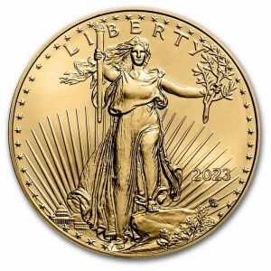 Moneda American Eagle de Oro 1/10 oz 2023 BU