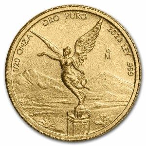 Moneda Libertad de Oro 1/20 oz 2023 BU
