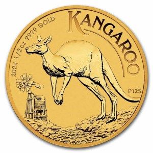 Moneda de Oro Canguro 1/2 oz 2024 BU