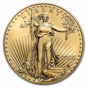 Moneda American Eagle de Oro 1/2 oz 2022 BU