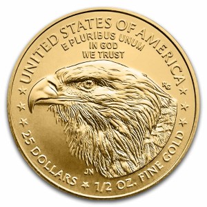 Moneda de Oro American Eagle 1/2 oz 2025 BU