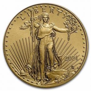 Moneda American Eagle Tipo 2 de Oro 1/2 oz 2021