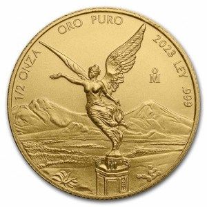 Moneda Libertad de Oro 1/2 oz 2023 BU