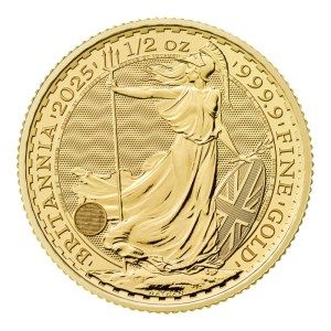 Moneda de Oro Britannia 1/2 oz 2025 BU
