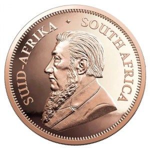 Moneda Krugerrand de Oro 1/2 oz 2022 BU reverso