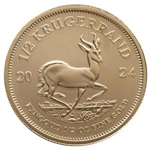 Moneda de Oro Krugerrand 1/2 oz 2024 BU