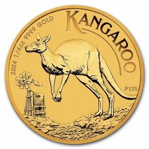 Moneda de Oro Canguro 1/4 oz 2024 BU