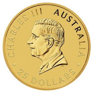 Moneda de Oro Canguro 1/4 oz 2025 BU Anverso
