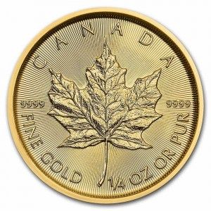 Moneda Maple Leaf de Oro 1/4 oz 2022
