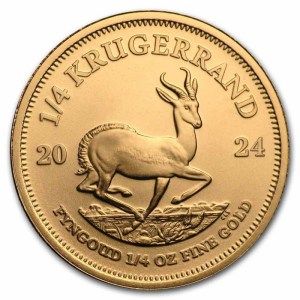 Moneda de Oro Krugerrand 1/4 oz 2024 BU