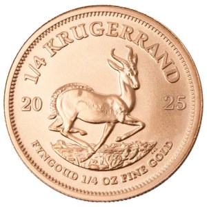 Moneda de Oro Krugerrand 1/4 oz 2025 BU