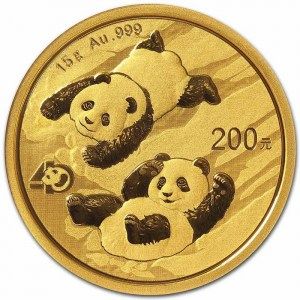 Moneda Panda de Oro 15 g 2022