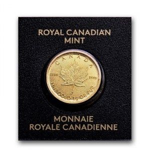 Moneda MapleGram de Oro 1 g 2021