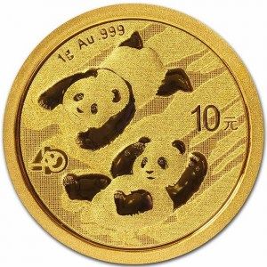 Moneda Panda de Oro 1 g 2022