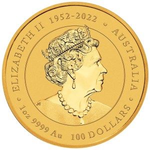 Moneda de Oro Año Lunar del Dragón 1 oz 2024 BU