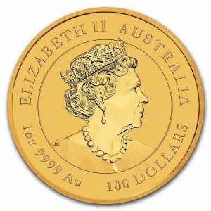 Moneda Año Lunar del Tigre australiano de Oro 1 oz 2022