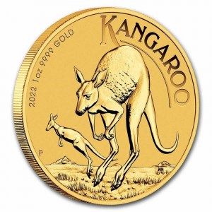 Moneda Canguro de Oro 1 oz 2022 canto