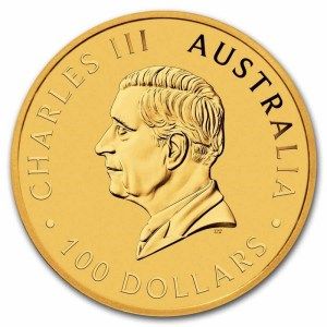Moneda de Oro Canguro 1 oz 2024 BU Anverso