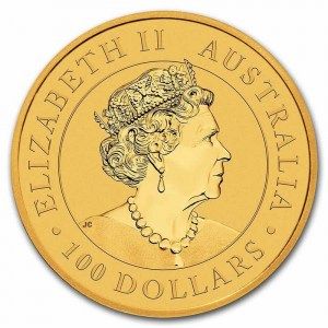 Moneda Emu de Australia de Oro 1 oz 2021 reverso