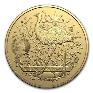 Moneda Escudo de armas de Australia de Oro 1 oz 2021 reverso