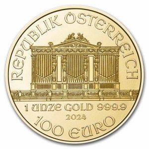 Moneda de Oro Filarmónica 1 oz 2024 BU