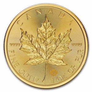 Moneda de Oro Maple Leaf 1 oz 2024 BU