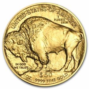 Moneda de Oro American Buffalo 1 oz 2024 BU Reverso