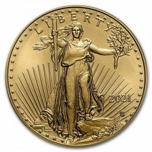 Moneda American Eagle Tipo 2 de Oro 1 oz 2021