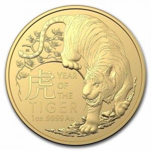 Moneda Año del Tigre RAM de Oro 1 oz 2022