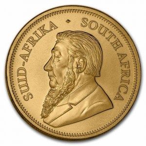 Moneda Krugerrand de Oro 1 oz 2022 BU reverso
