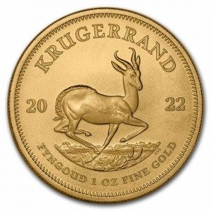 Moneda Krugerrand de Oro 1 oz 2022 BU