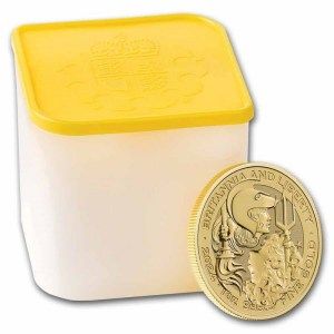 Moneda de Oro Britannia y Libertad 1 oz 2024 BU Tubo