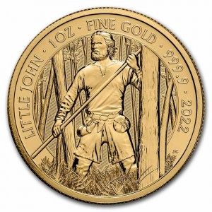 Moneda Mitos y Leyendas: Little John de Oro 1 oz 2022 BU