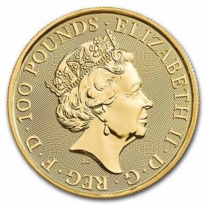 Moneda The Royal Arms de Oro 1 oz 2022 BU reverso