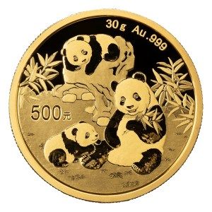 Moneda de Oro Panda 30 g 2025 BU