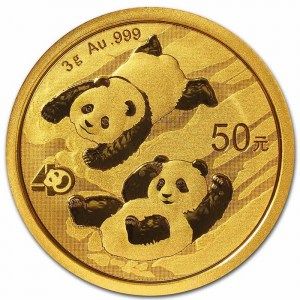 Moneda Panda de Oro 3 g 2022