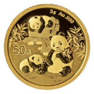 Moneda de Oro Panda 3 g 2025 BU